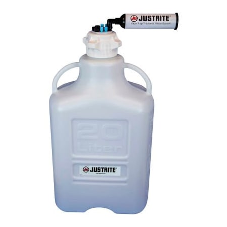 Justrite Justrite 12818 VaporTrap Cap With Filter Kit, HDPE, 20-Liter, 8 Ports 12818